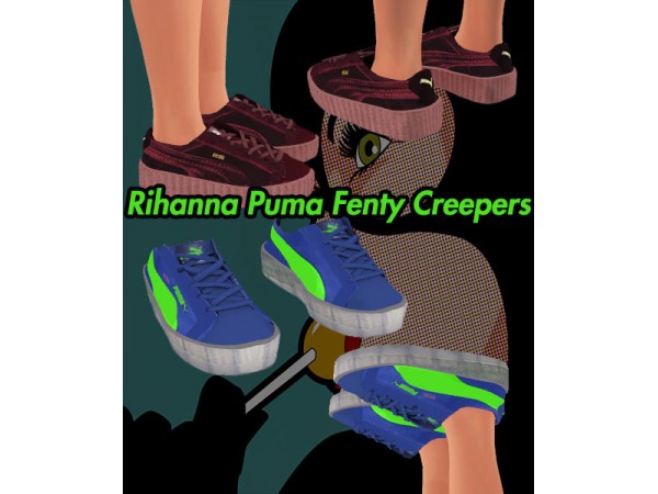 RihannaxPuma Fenty Creepers - The Sims 4 Download - SimsDomination