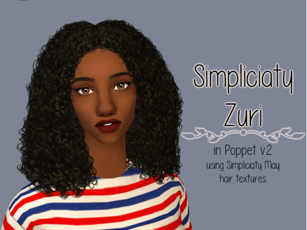 Zuri Hair - The Sims 4 Download 